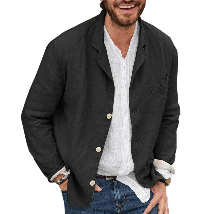 Drune | Lässige Baumwoll Und Leinenjacke