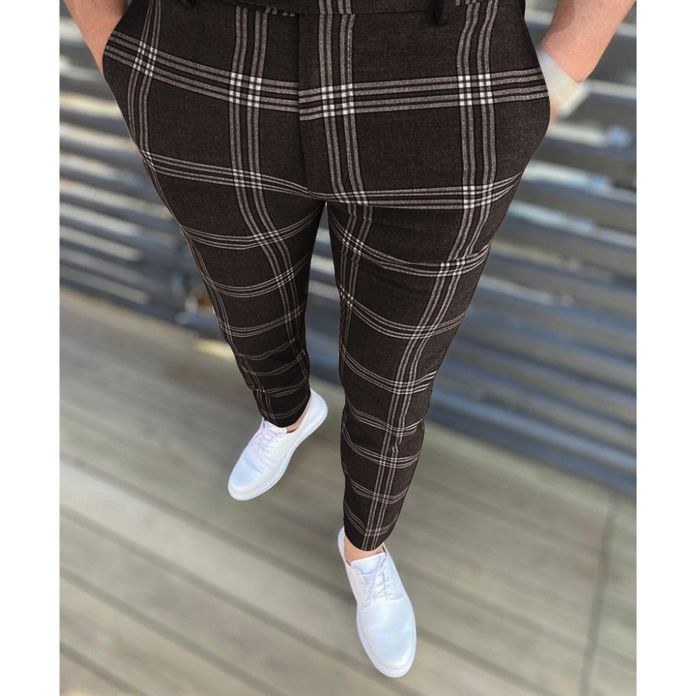 Drune | Herren karierte Hose