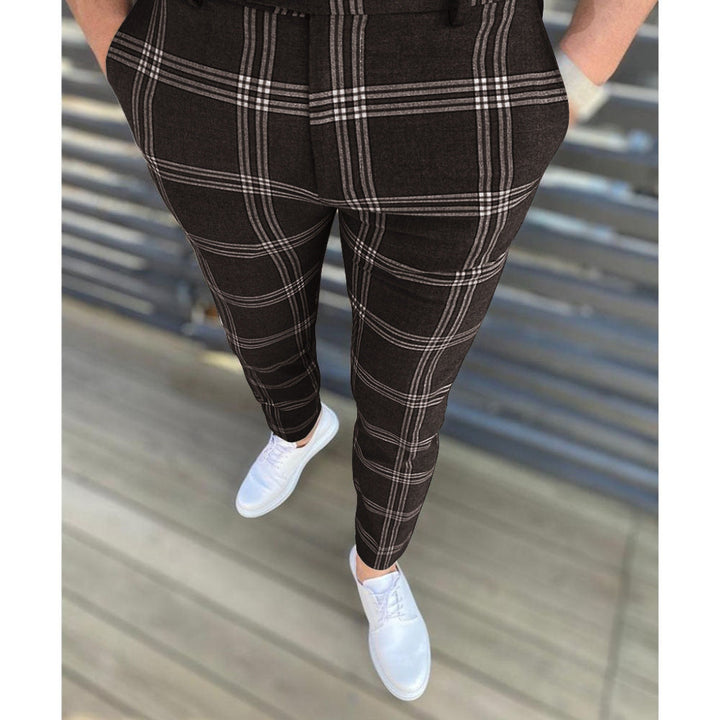 Drune | Herren karierte Hose
