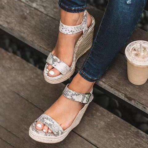 Orthopädische Keilabsatz-Sandalen | Komfort trifft auf Eleganz Drune