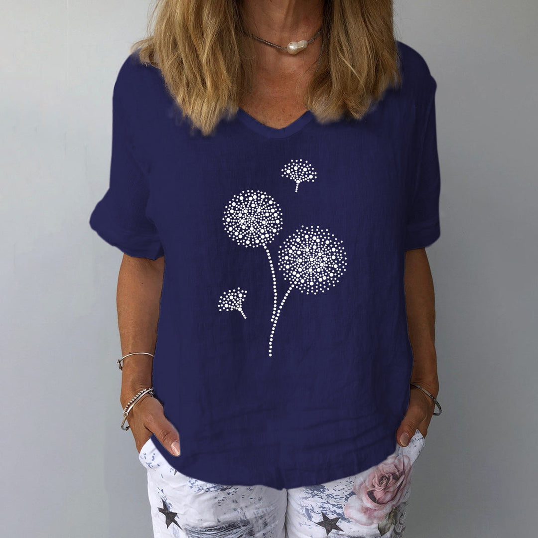 Drune | Lässiges Baumwoll-Leinen Shirt für Damen
