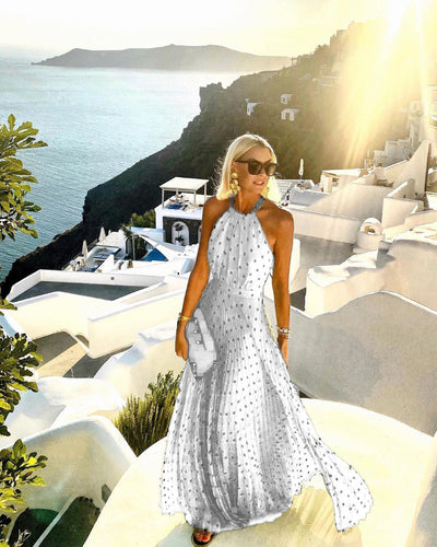 Drune | Elegantes Boho Maxikleid Mit Falten
