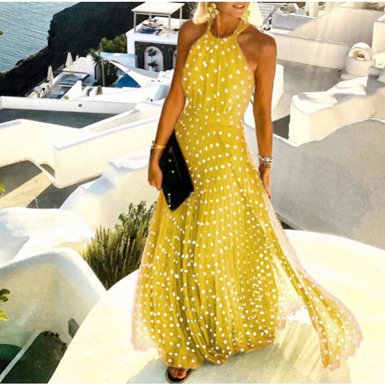 Drune | Elegantes Boho Maxikleid Mit Falten
