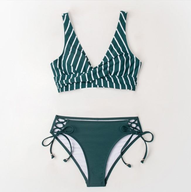 Drune | Bedruckter Badeanzug Bikini-Badeanzug Frauen