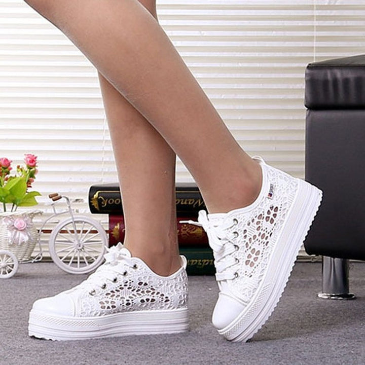 Drune | Damen Canvas Schuhe Look