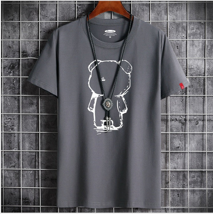 Drune | Lustiges Anime Bären T-Shirt Für Herren