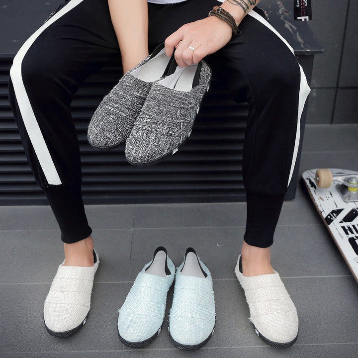 Drune | Frühling Und Sommer Leinen Canvas Schuhe Männer