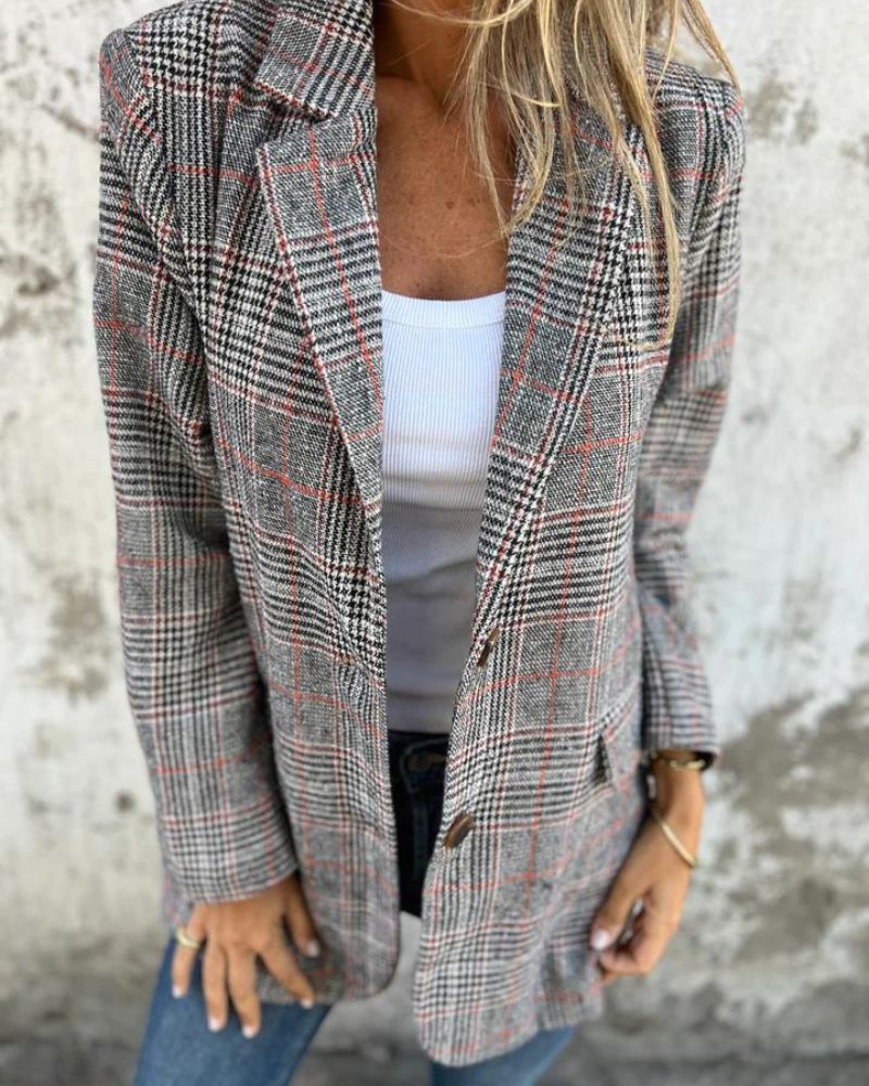 Drune | Klassischer Karierter Blazer