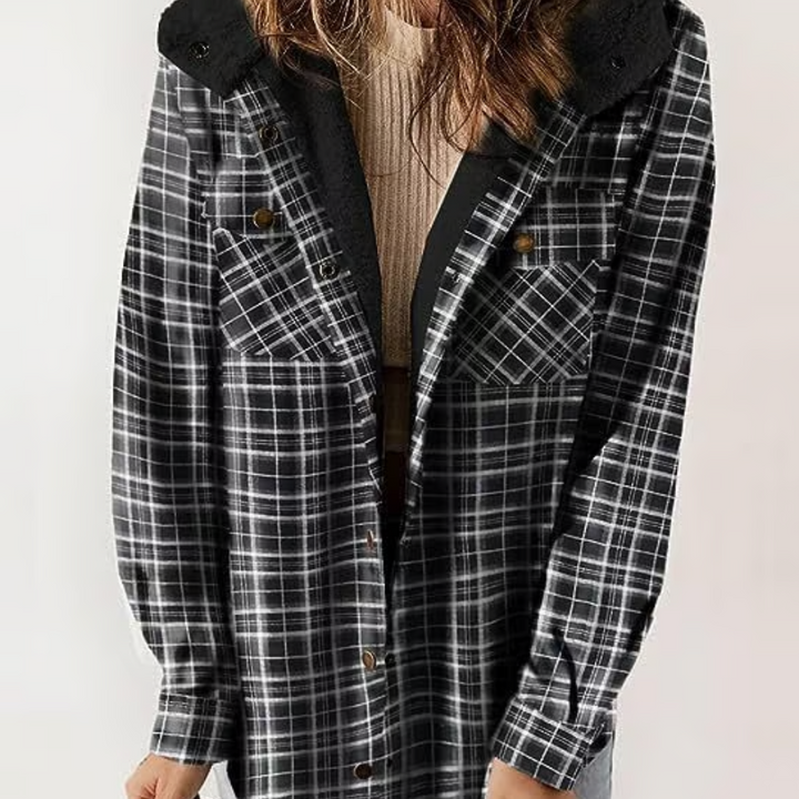 Drune | Karierte Kapuzenjacke – Lässiger Herbst - Look