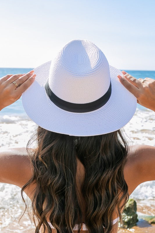 Drune | Klassischer Stroh Panama Fedora Hut