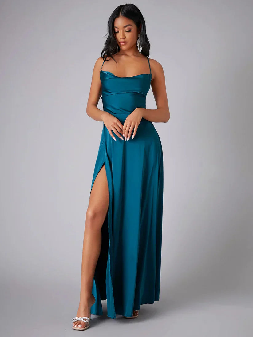 Drune | Elegantes Maxikleid aus Satin