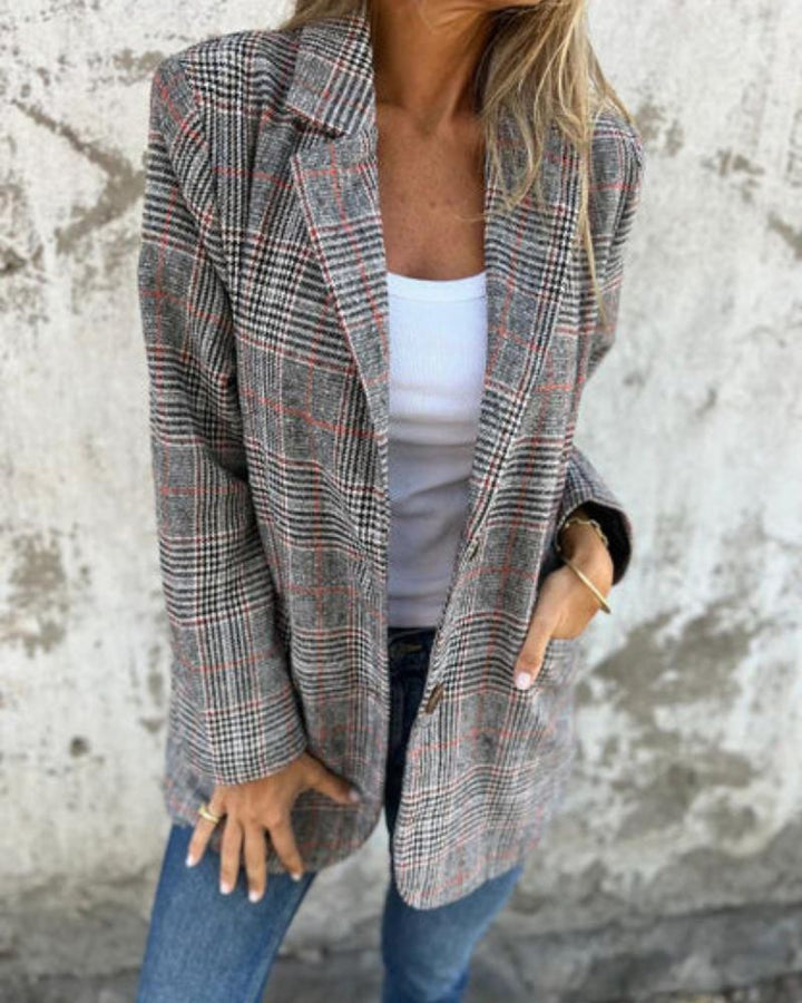 Drune | Klassischer Karierter Blazer