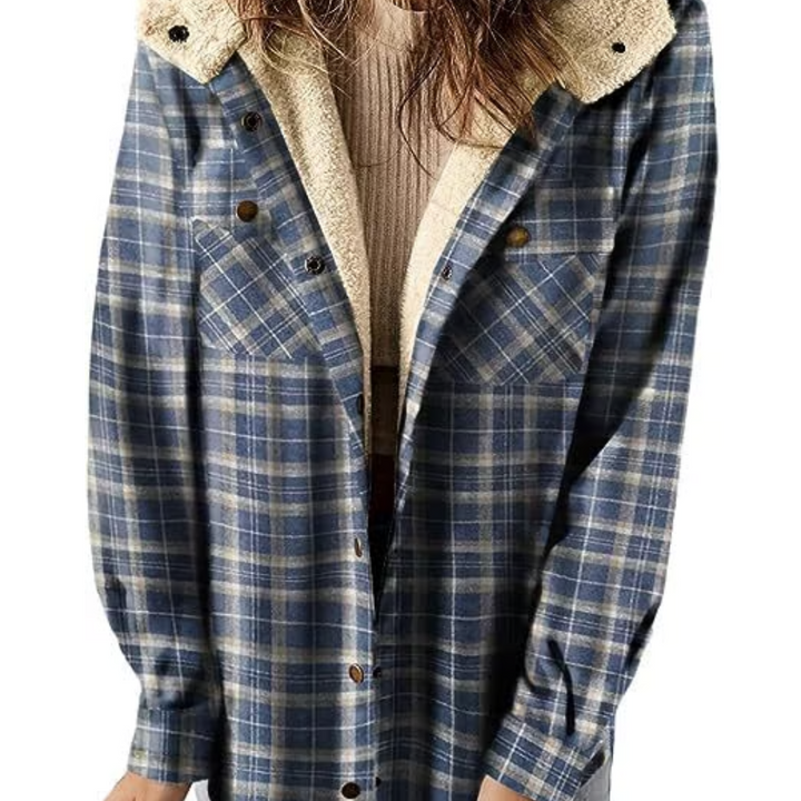 Drune | Karierte Kapuzenjacke – Lässiger Herbst - Look