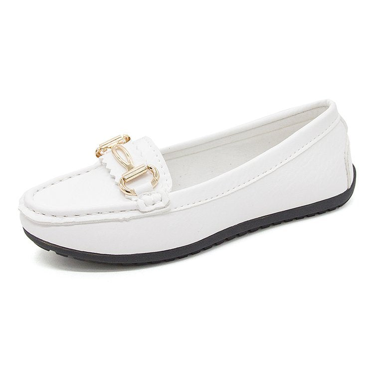 Damen Mokassins mit elegantem Schnallen-Detail und markantem Designs Drune