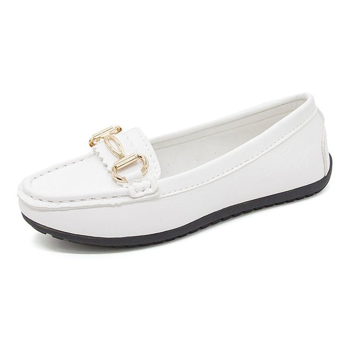 Damen Mokassins mit elegantem Schnallen-Detail und markantem Designs Drune