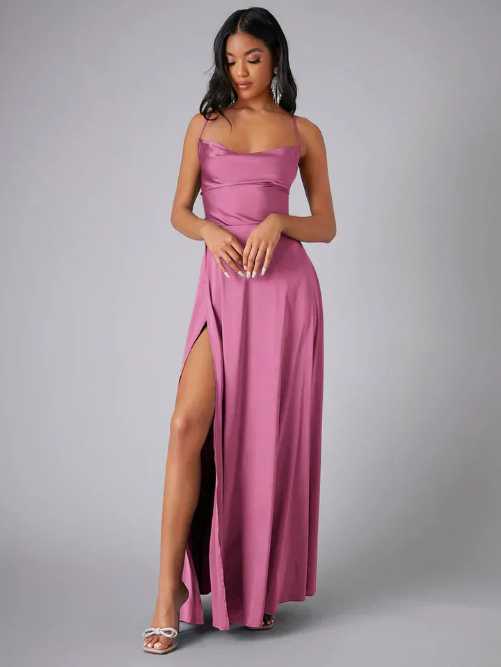 Drune | Elegante Maxikleid Satin