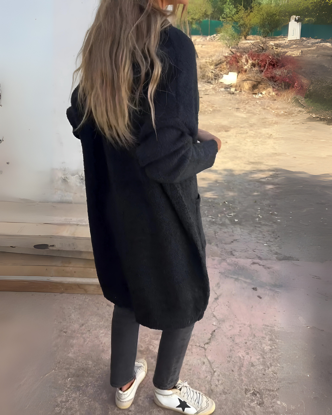 Drune | Lässiger Strick Cardigan mit Taschen