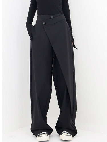Drune | Asymmetrische weite Hose