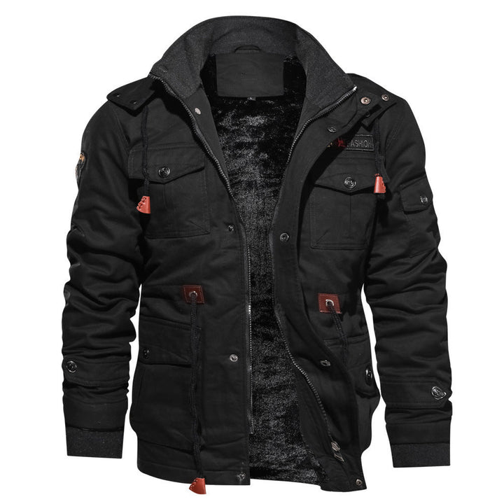 Drune | Herren gefütterte Baumwollwinterjacke