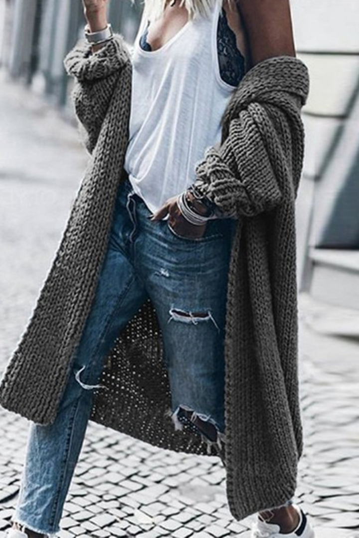 Drune | Lässige und bequeme Winter-Strickjacke