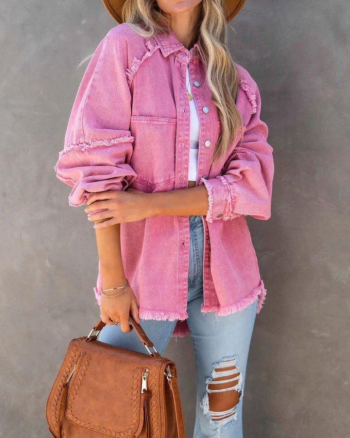Drune | Edge Patchwork Pocket Denim-Jacke