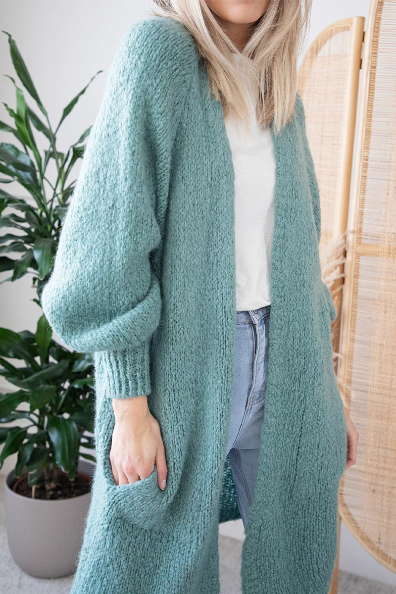 Drune | Offene Front Strickjacke