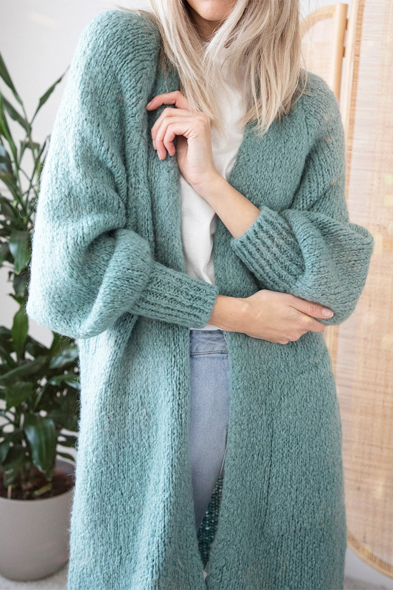 Drune | Offene Front Strickjacke