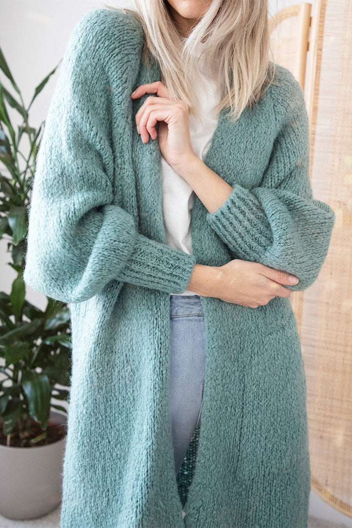 Drune | Offene Front Strickjacke