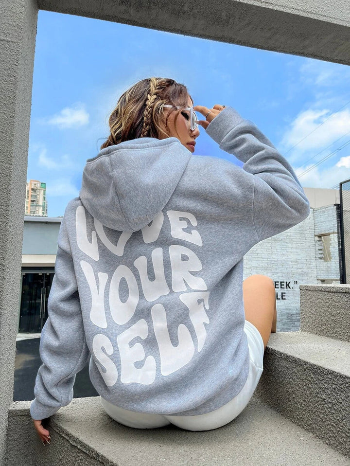 Drune | Lässiger Oversize Hoodie Mit "Love