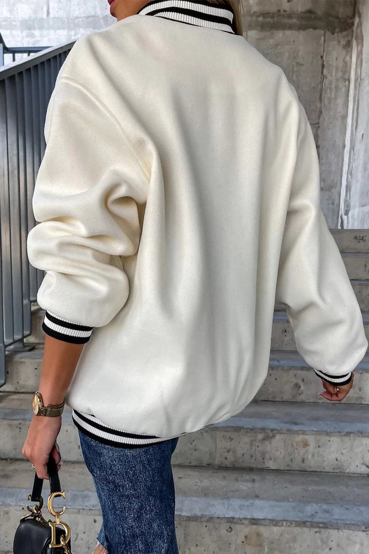 Drune | Street Color Block Buckle Kontrast O Neck Jacke(4 Farben)