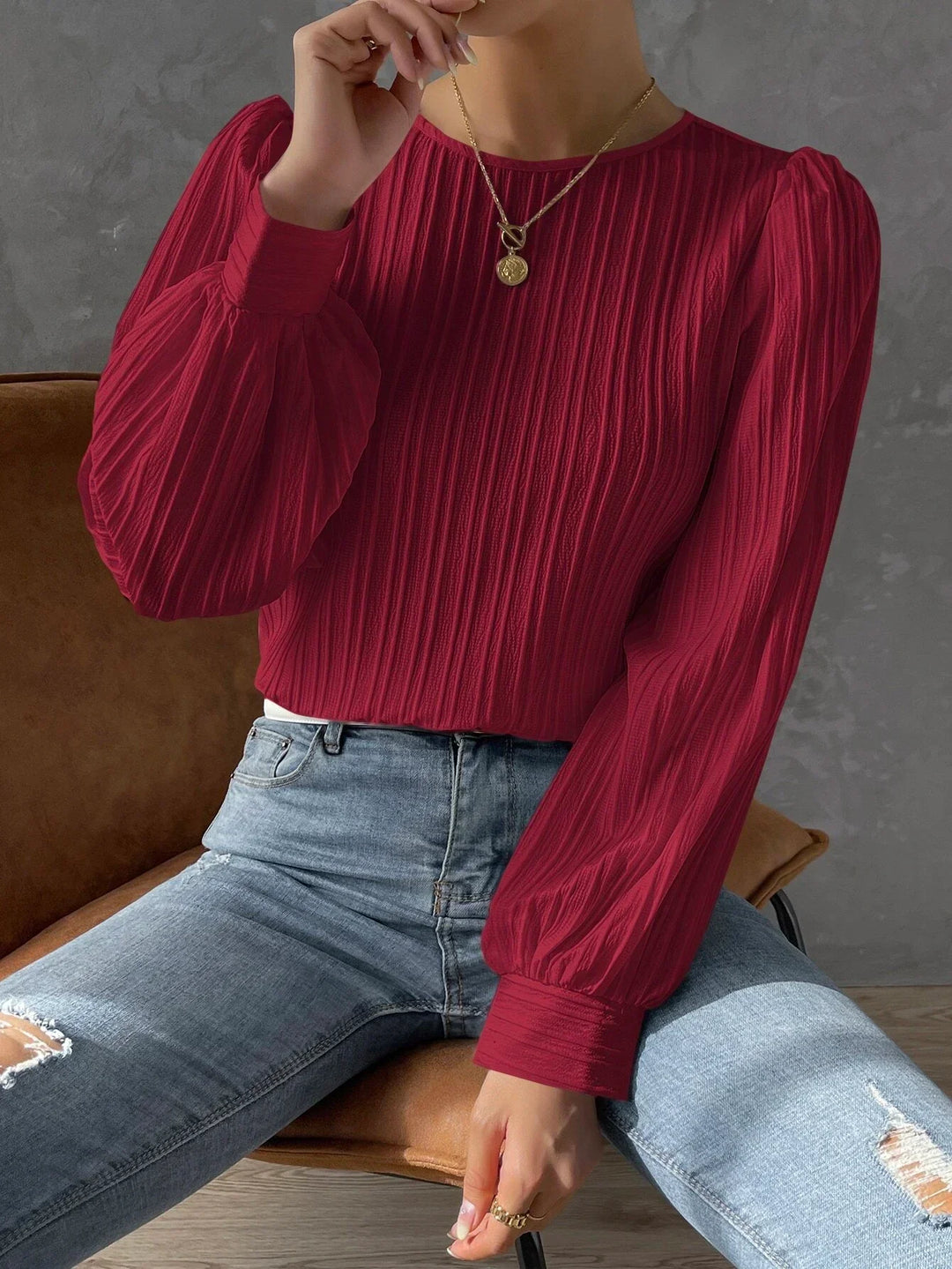 Drune | Bluse mit langen Ärmeln Für Frauen
