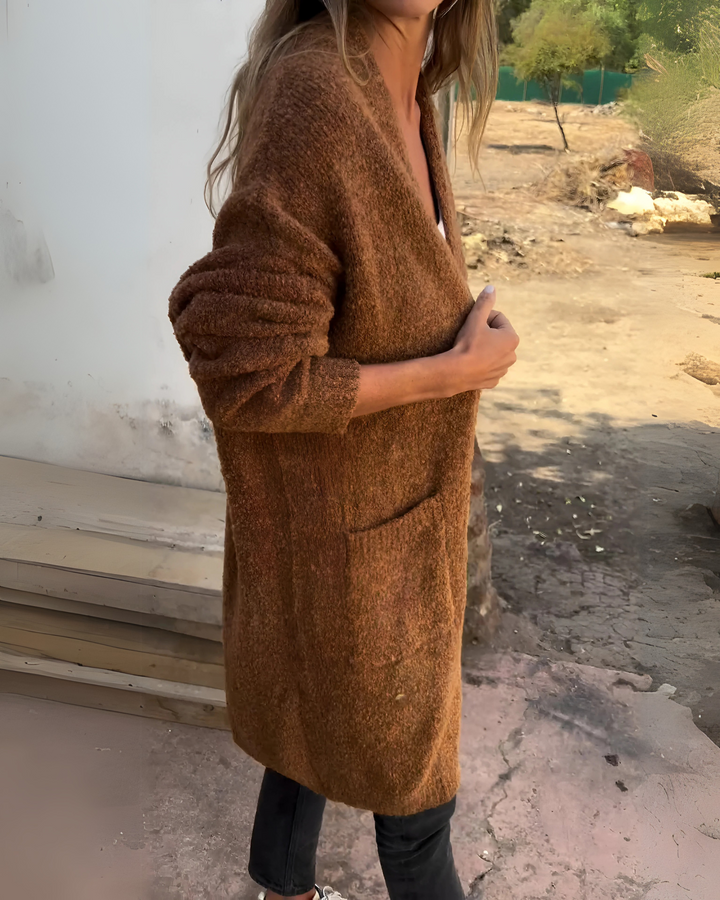 Drune | Lässiger Strick Cardigan mit Taschen