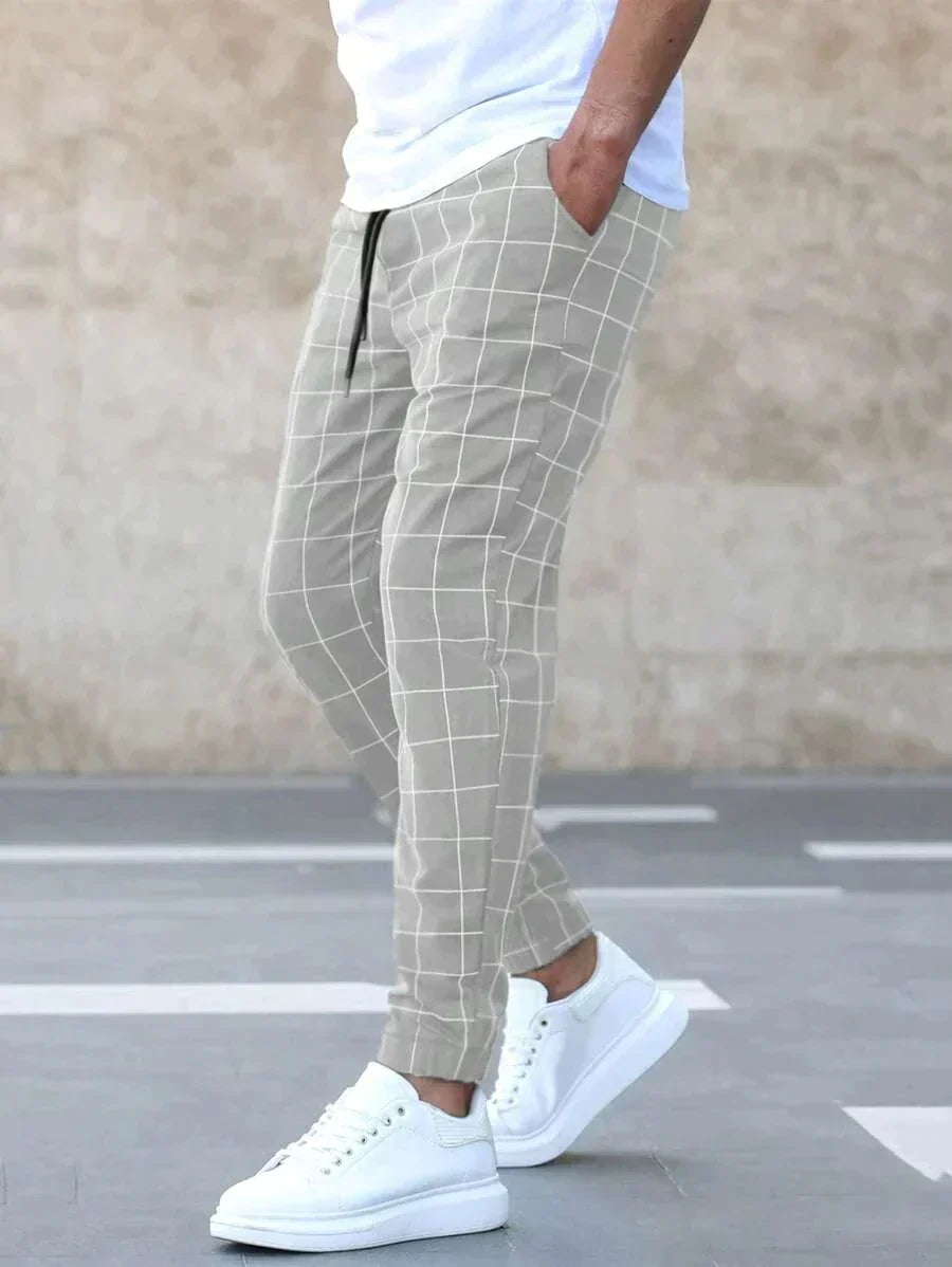 Drune | Elegante Gitter-Elite-Hosen