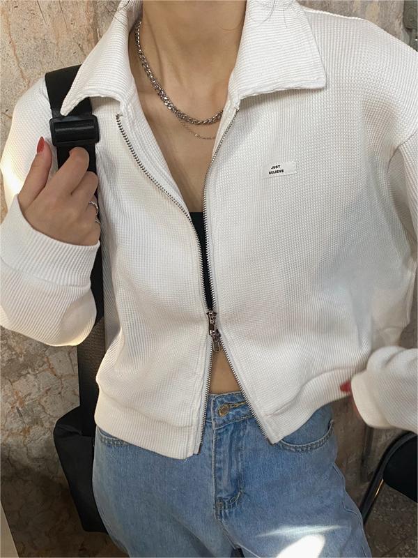 Drune | Crop Jacke Mit Reißverschluss
