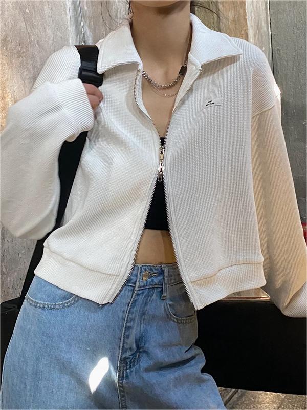 Drune | Crop Jacke Mit Reißverschluss