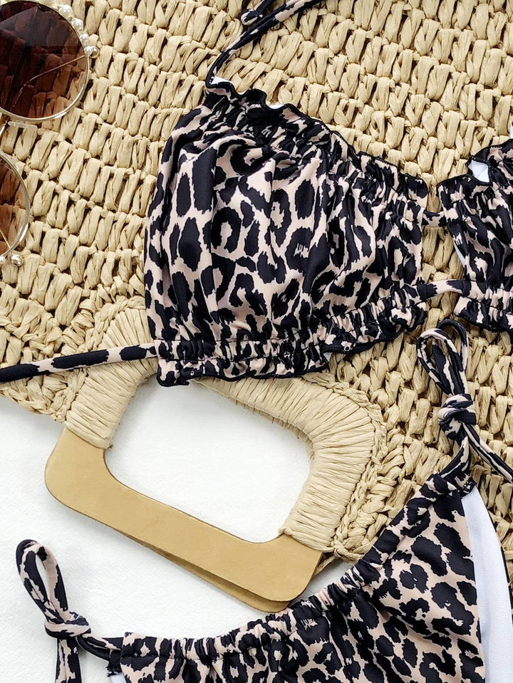 Drune | Rüschentrill Halterneck Bikini Set
