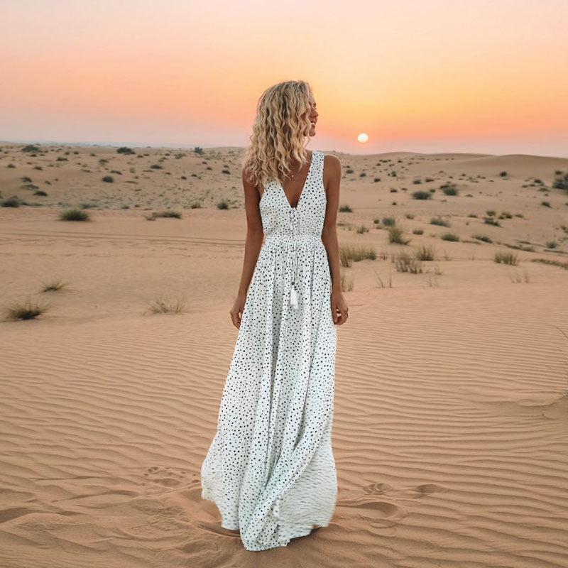 Damen Sommerliches Maxikleid mit luftiger Passform Drune