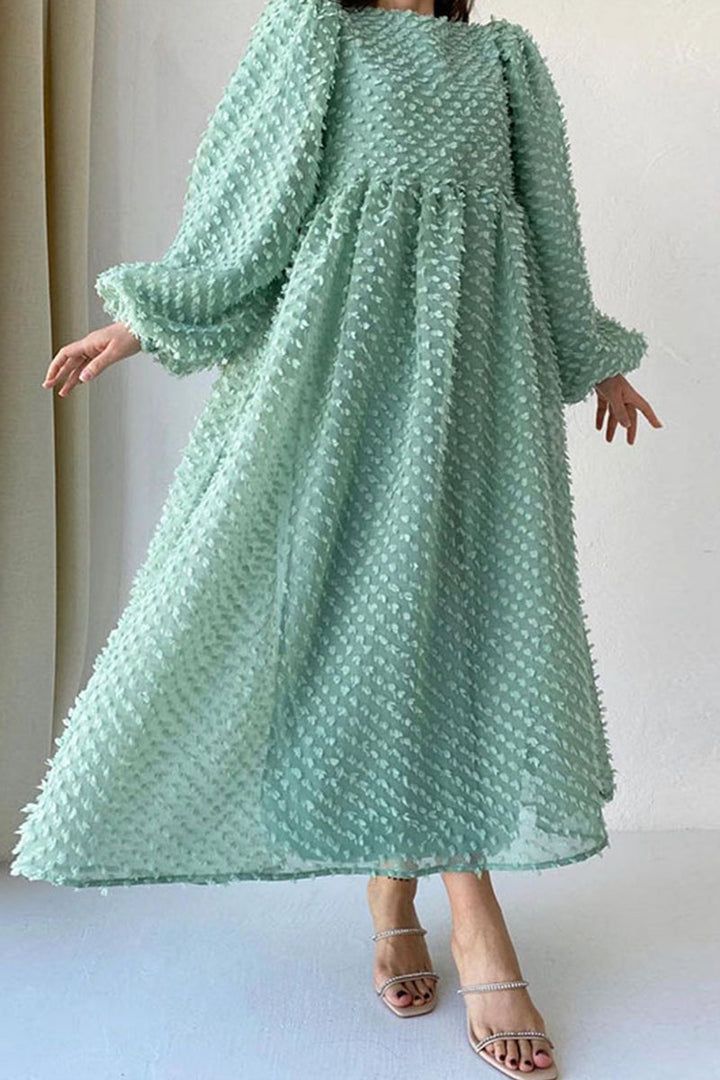 Drune | Elegante Einfache Patchwork O-Ausschnitt A-Linie Kleider - 5 Farben