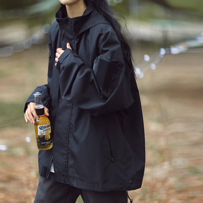 Drune | Übergroße Jacke Mit Reißverschluss