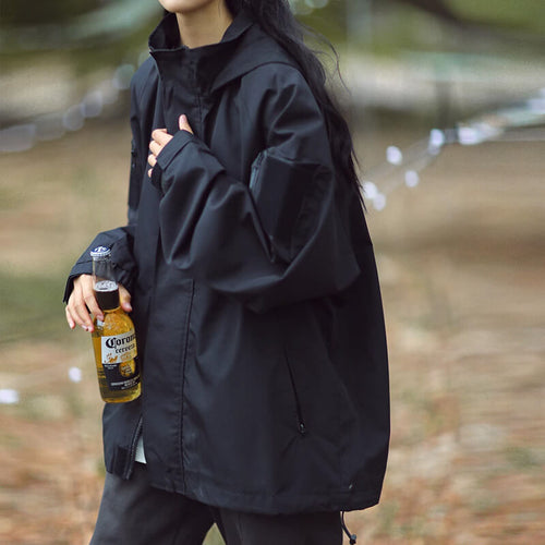 Drune | Übergroße Jacke Mit Reißverschluss