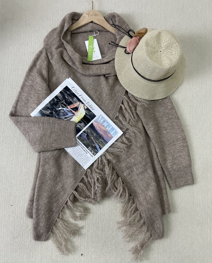 Drune | Pullover Mit Fransen Und V-Ausschnitt Design