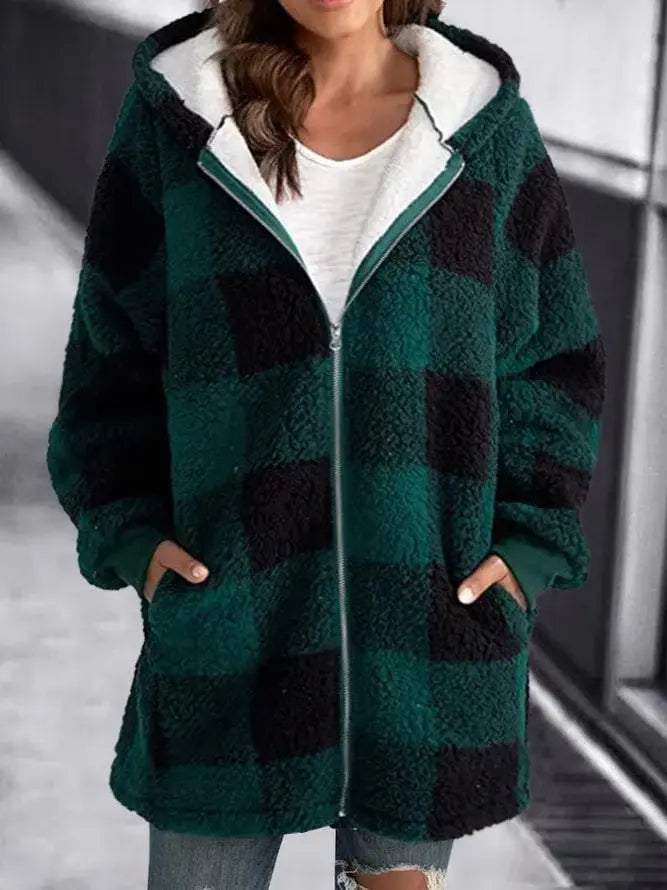 Drune - Fleecejacke mit Kapuze für Damen
