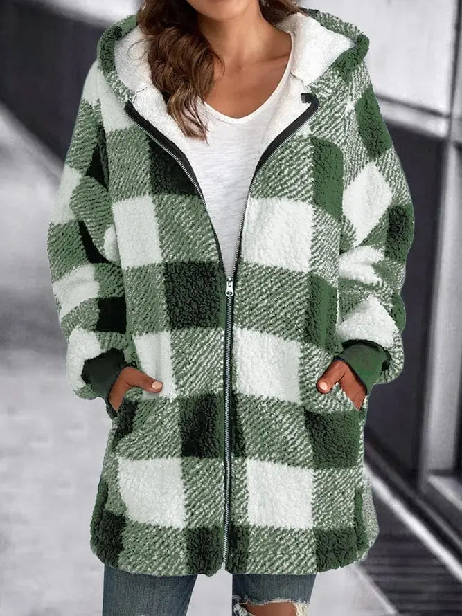 Drune - Fleecejacke mit Kapuze für Damen