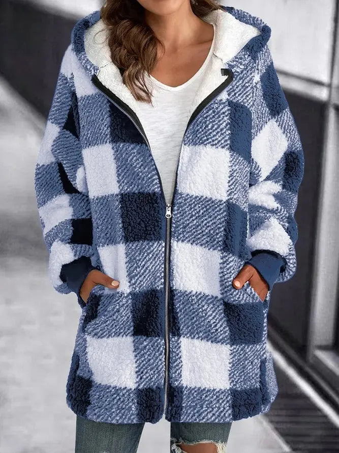 Drune - Fleecejacke mit Kapuze für Damen
