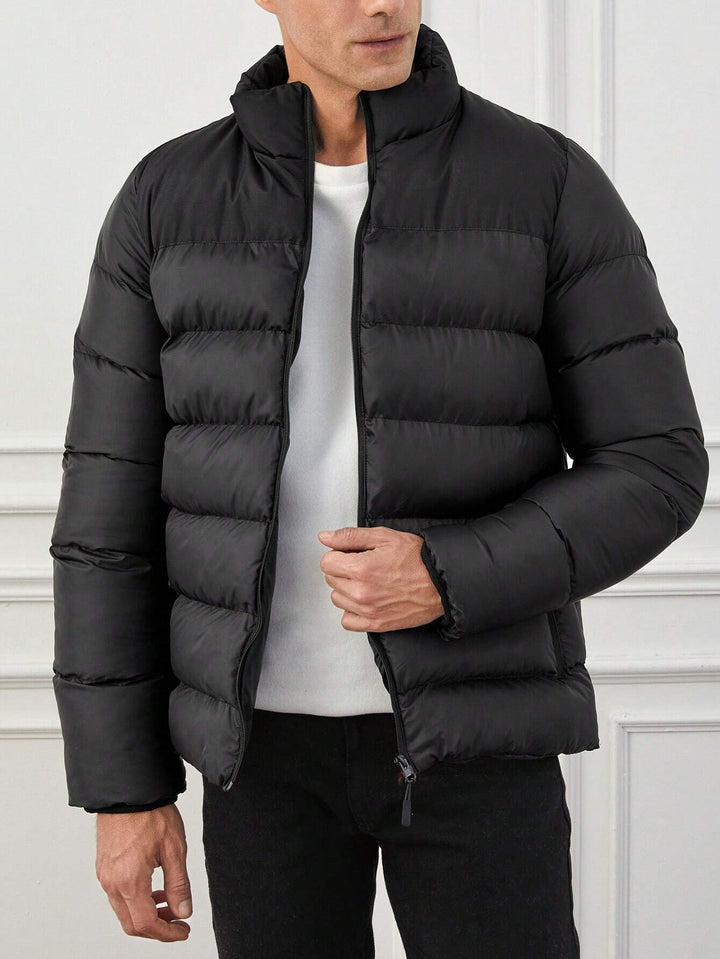 Drune | Gepolsterte Jacke mit Hohem Kragen Reißverschluss Warm und Leichtgewicht