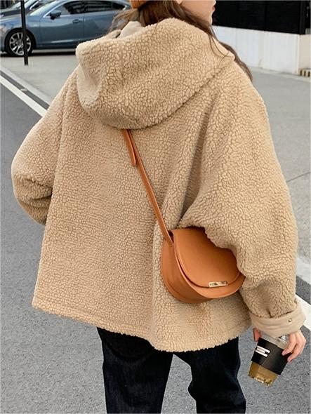 Drune | Übergroßer Fleece Parka für Frauen