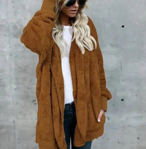 Drune | Warme Teddy Fleecejacke