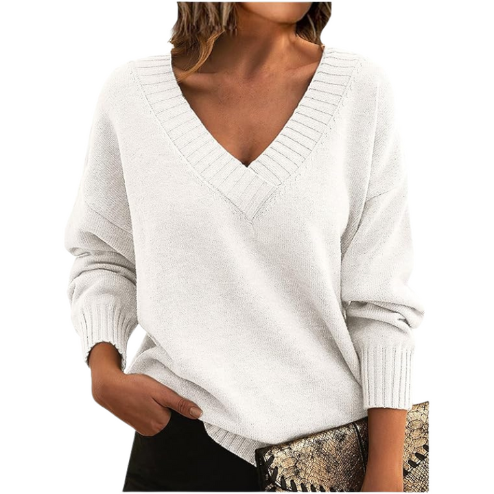 Drune | Schicker V-Ausschnitt Pullover für Frauen