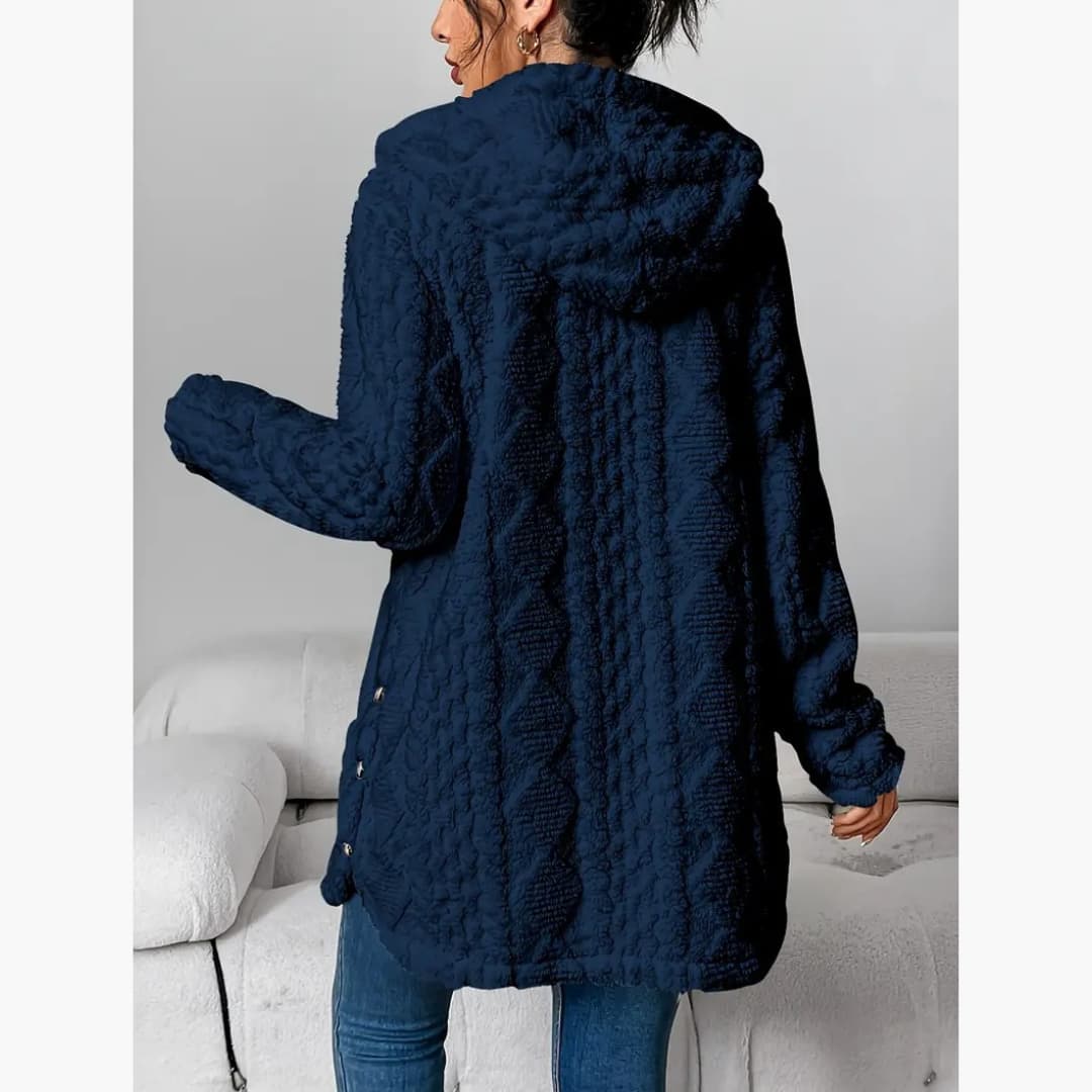 Drune | Gemütlicher Hoodie mit Teddy-Pullover für Damen