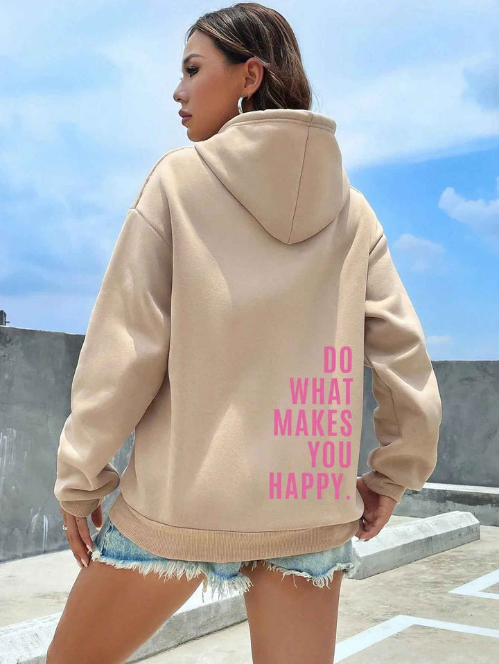 Drune - Damen Hoodie - Lässiger Streetstyle mit Schriftzug